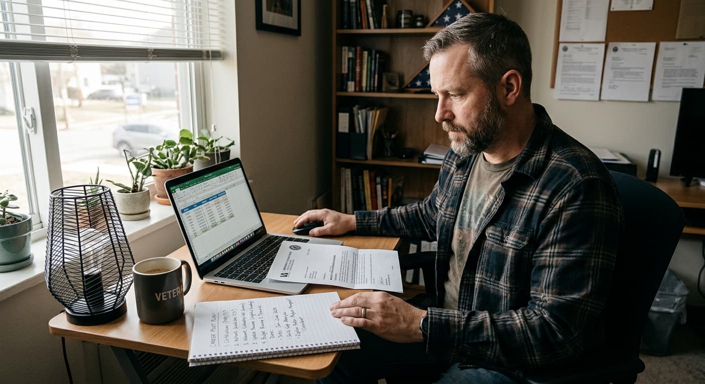 How Veterans Can Budget a Tech Career Pivot While Waiting on VR&E Approval