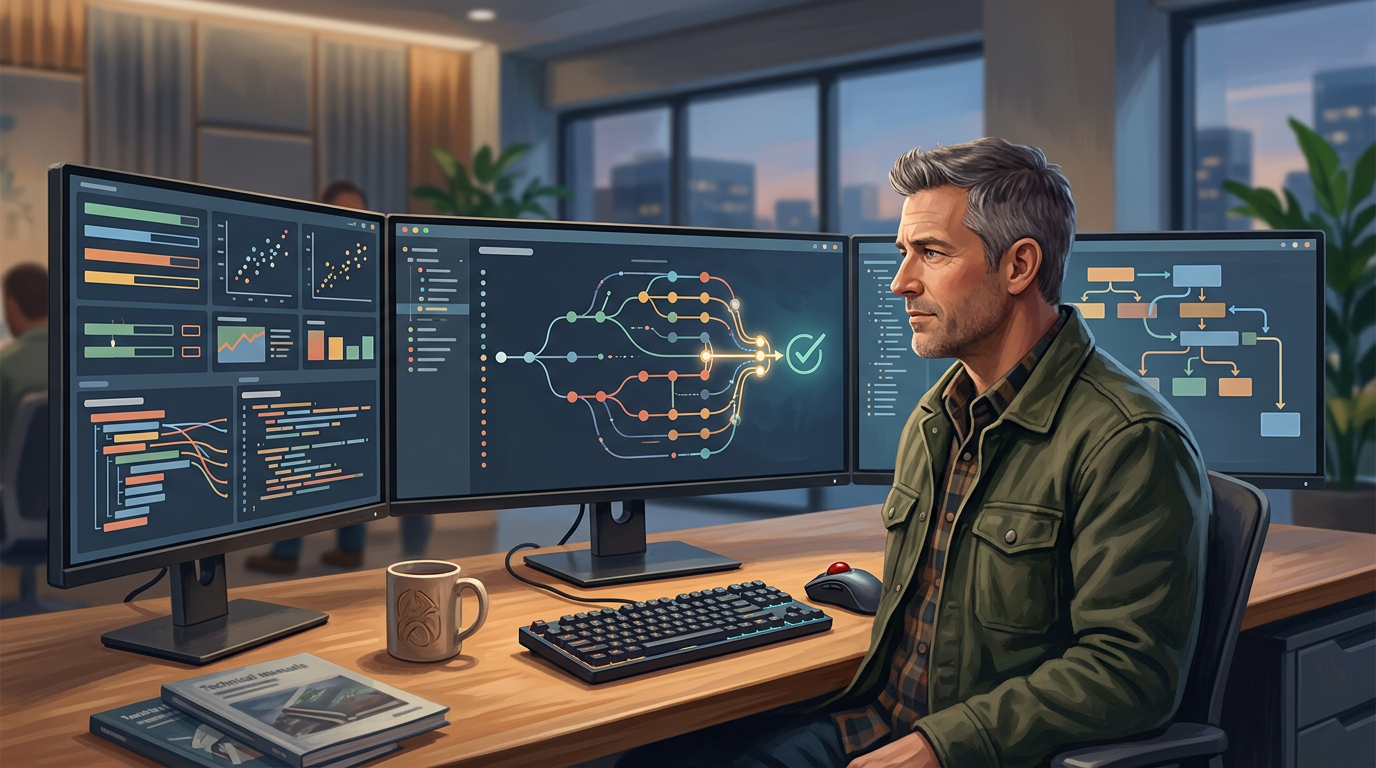 AI development tools working together in a modern workflow