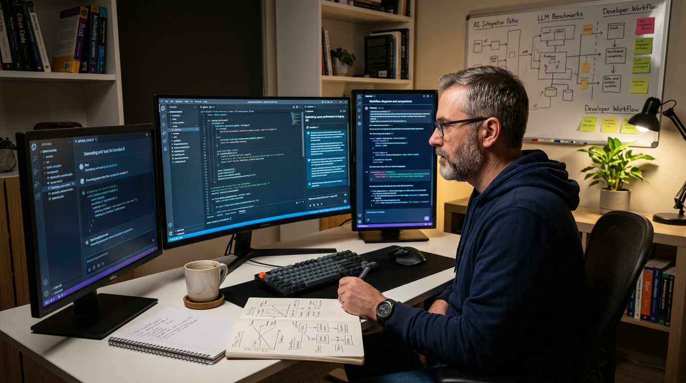 AI development tools working together in a modern workflow