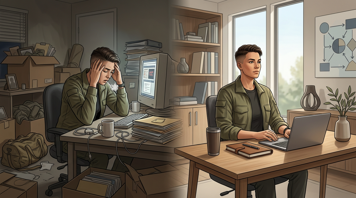 Phoenix rising from ashes, representing the rebirth and evolution of Command