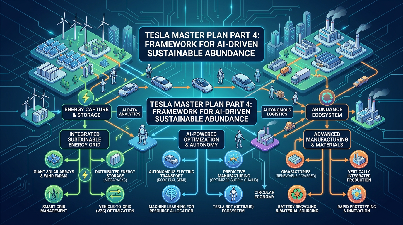 Tesla's vision of AI-powered sustainable abundance