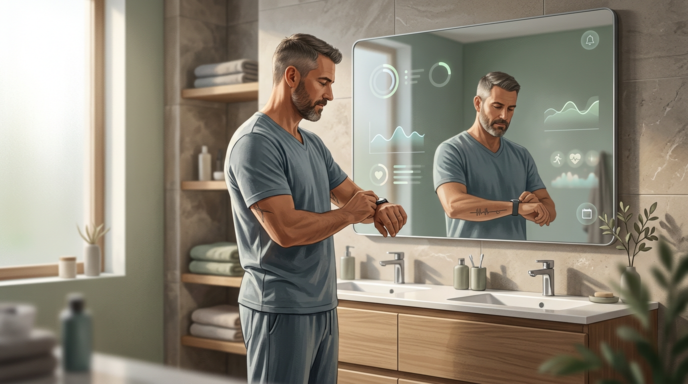 The Sentinel Mirror smart display concept