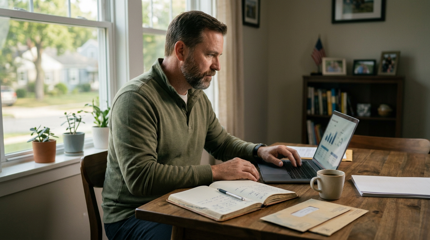 Veteran reviewing updated VA compensation amount after 2026 COLA increase